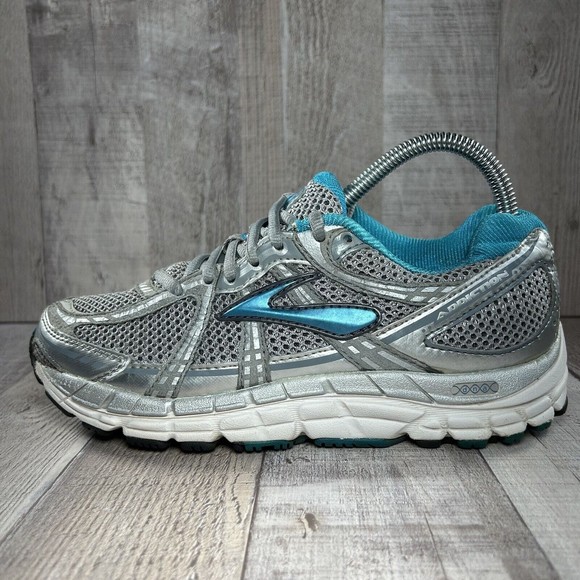 Brooks Addiction 11 Women's Running Shoes Silver Shadow Size 7 2E 1201402E318 - Picture 6 of 15